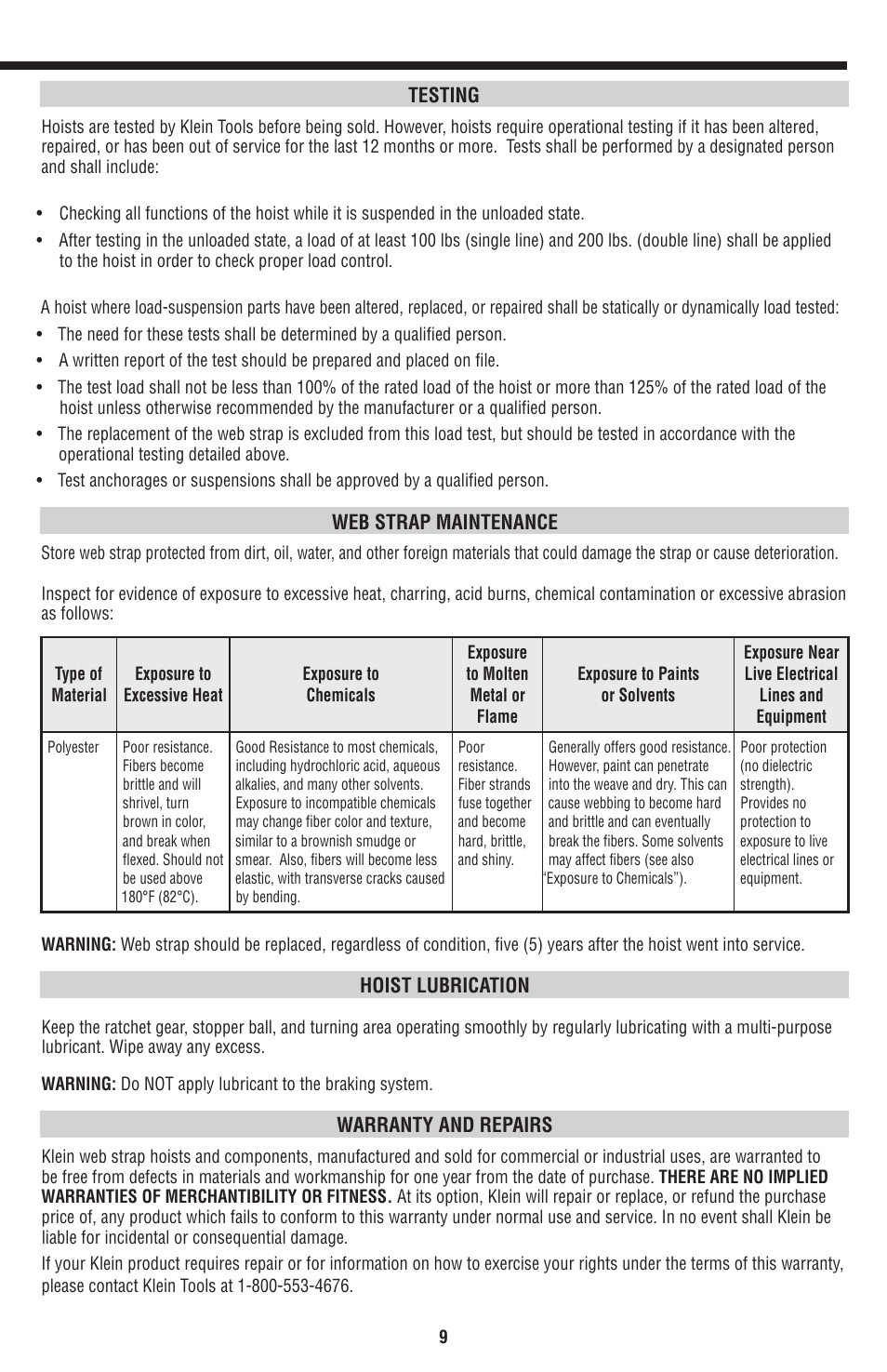 English | Klein Tools KN1500PEXH User Manual | Page 9 / 44