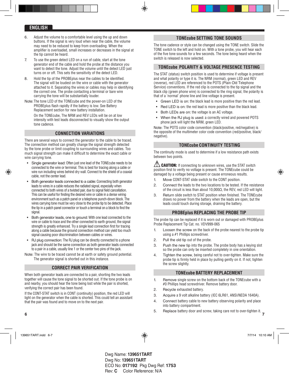 English | Klein Tools VDV500-051 User Manual | Page 4 / 17