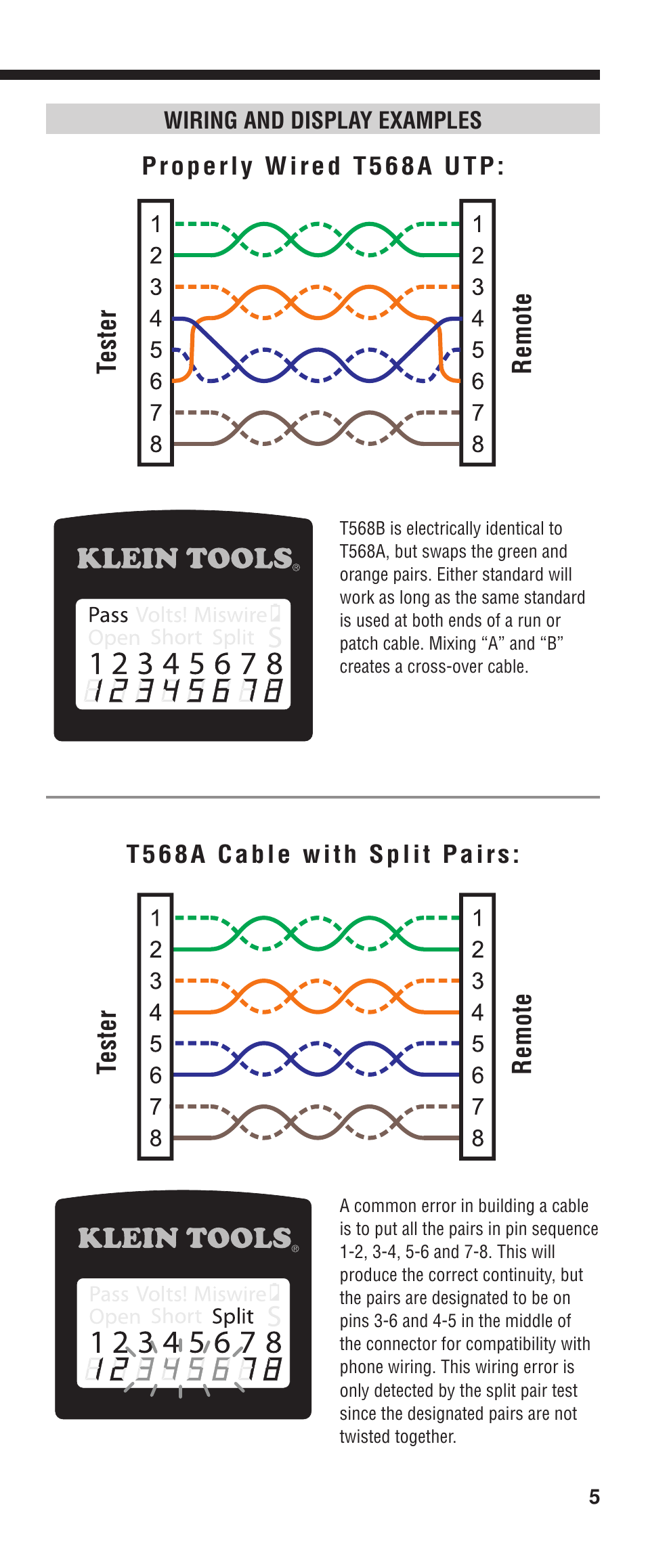 Klein Tools VDV526-052 User Manual | Page 5 / 24