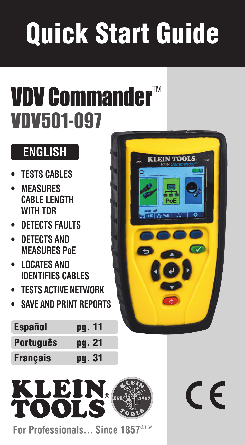 Klein Tools VDV501828 User Manual | 40 pages