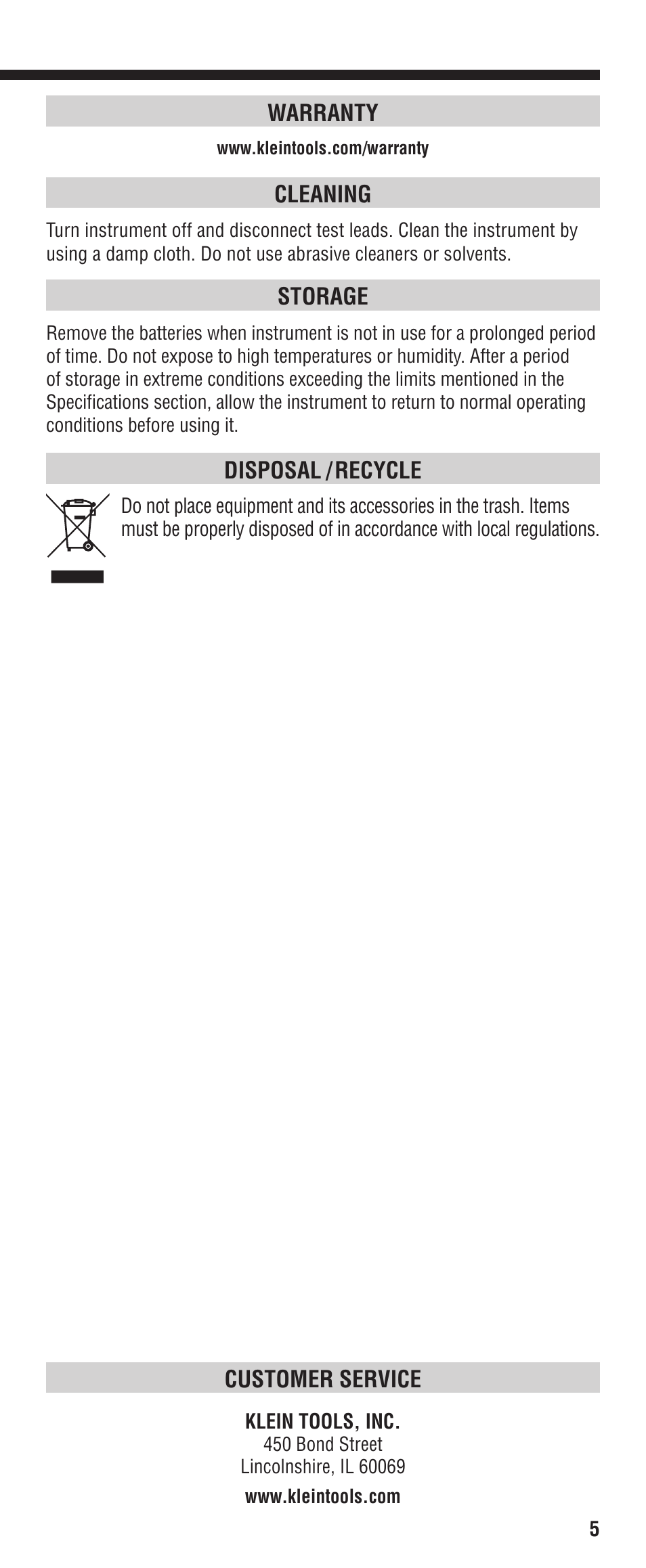 Klein Tools VDV500-060 User Manual | Page 5 / 24