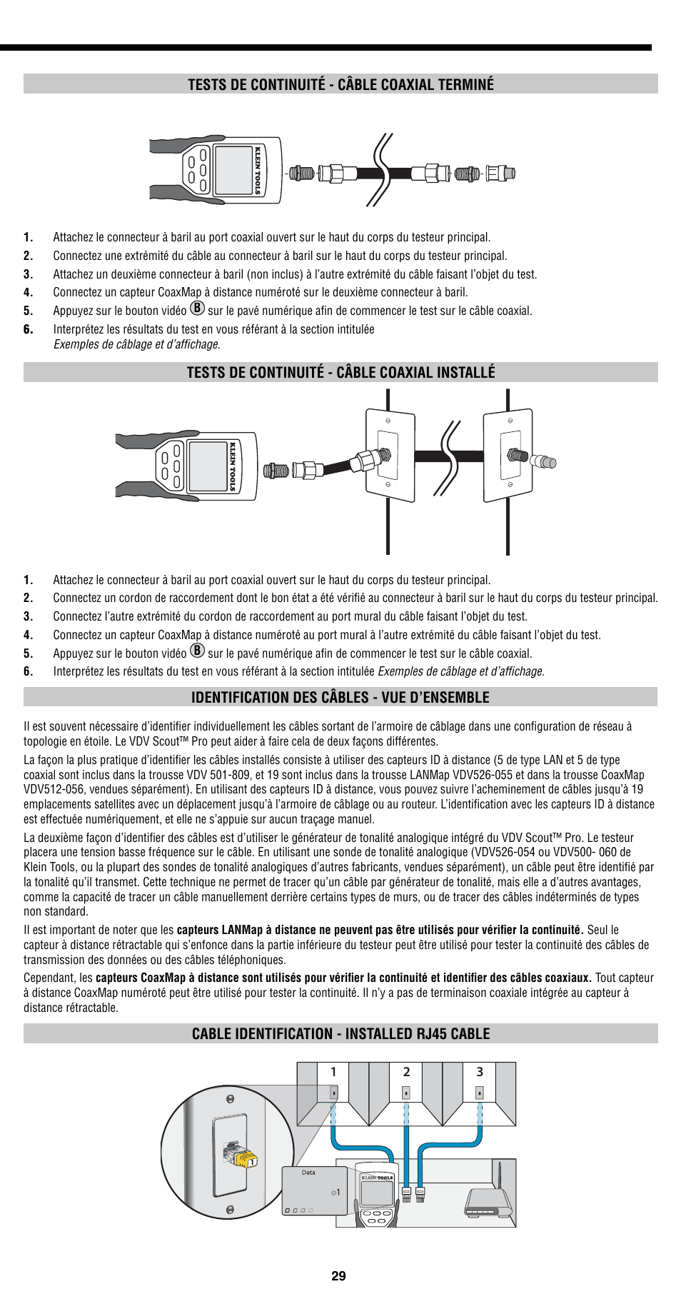 Klein Tools VDV501-814 User Manual | Page 29 / 36