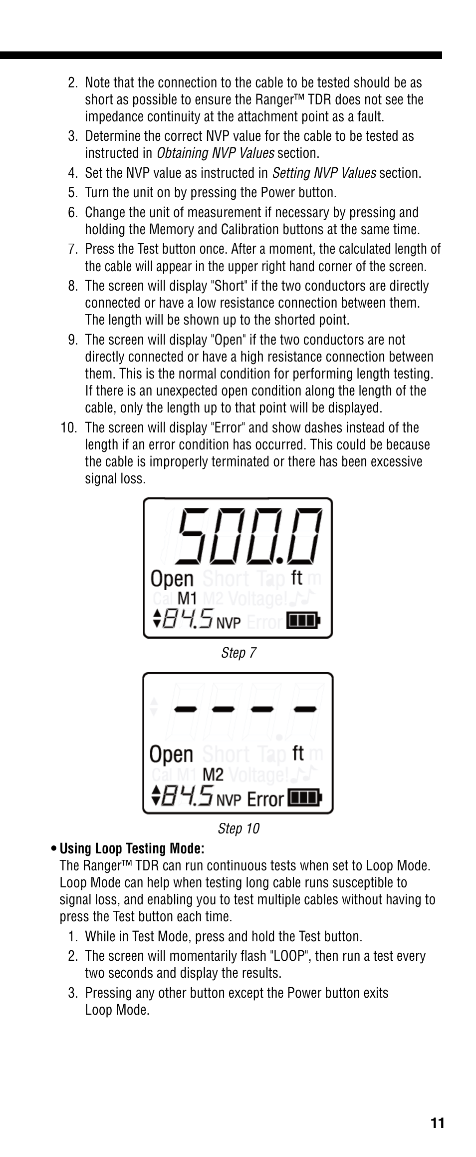 Klein Tools VDV501-090 User Manual | Page 11 / 44