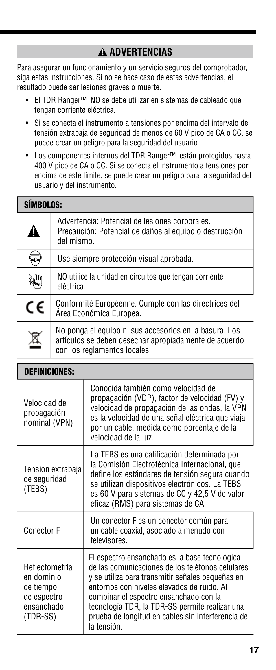 Klein Tools VDV501-090 User Manual | Page 17 / 44