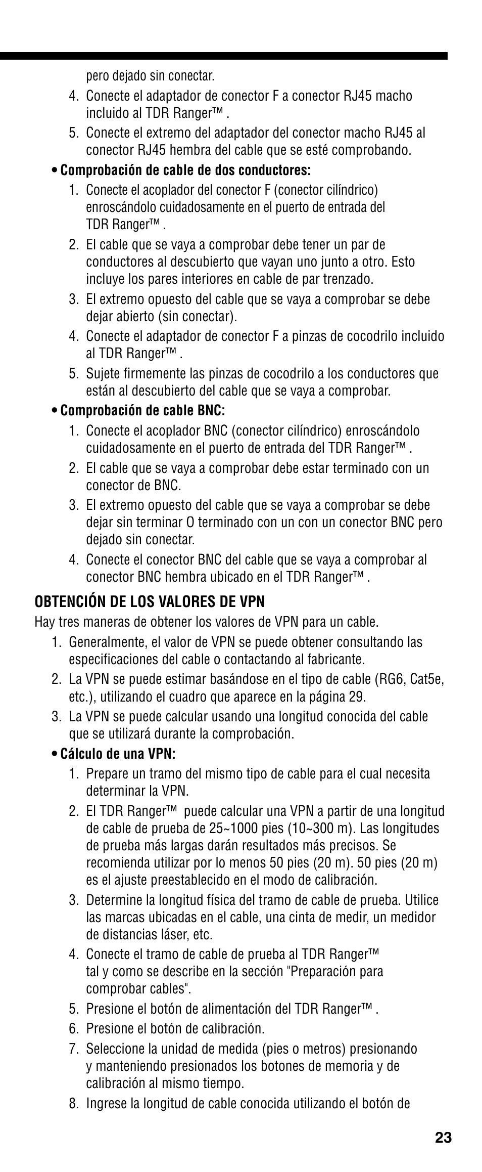 Klein Tools VDV501-090 User Manual | Page 23 / 44