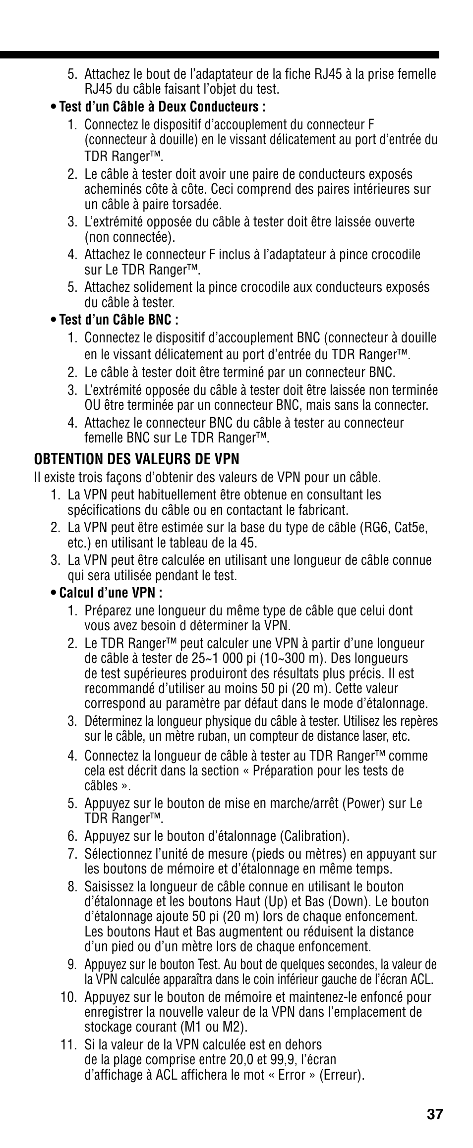 Klein Tools VDV501-090 User Manual | Page 37 / 44