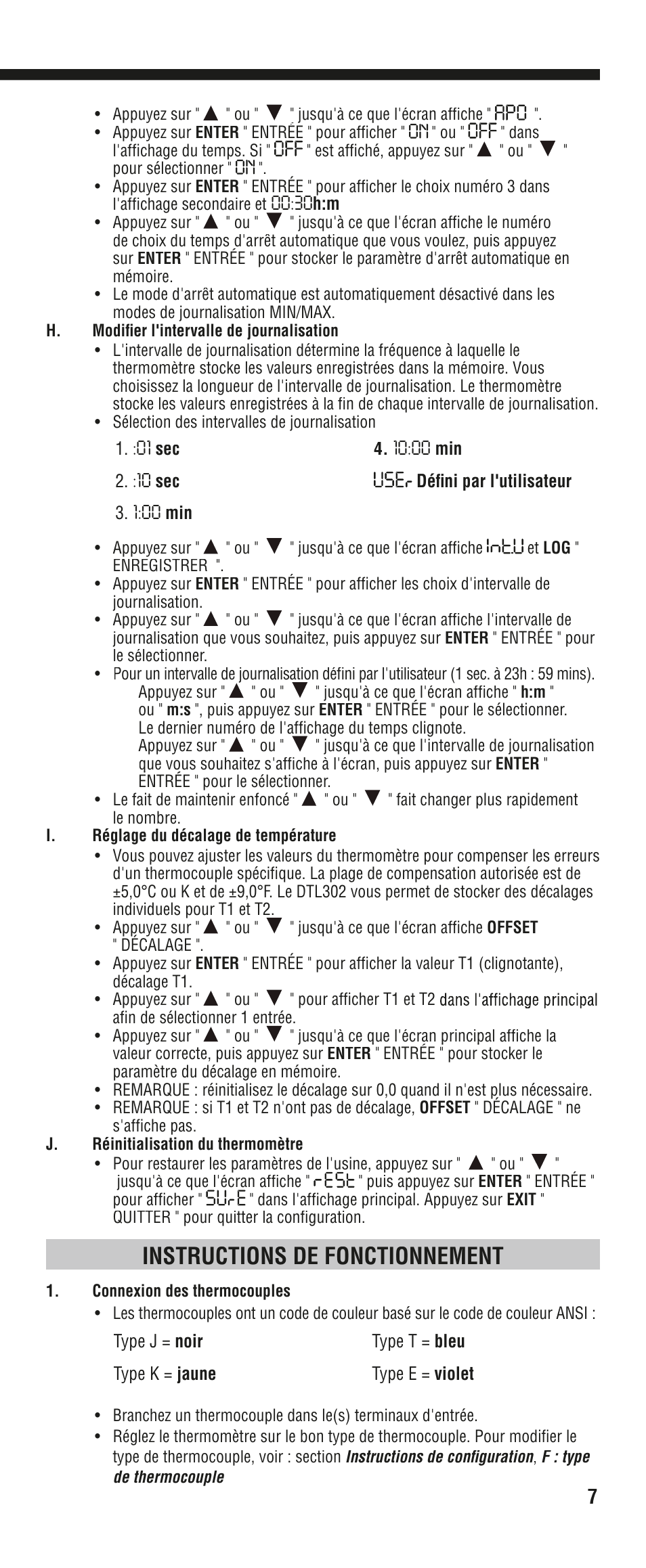 Instructions de fonctionnement | Klein Tools DTL302 User Manual | Page 31 / 36