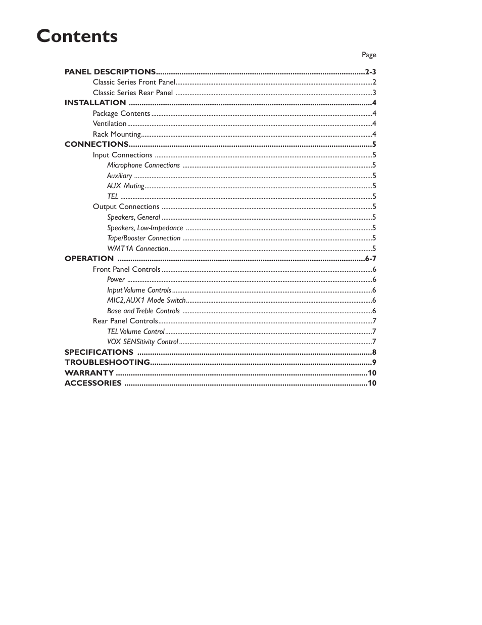 Bogen C35 User Manual | Page 3 / 12