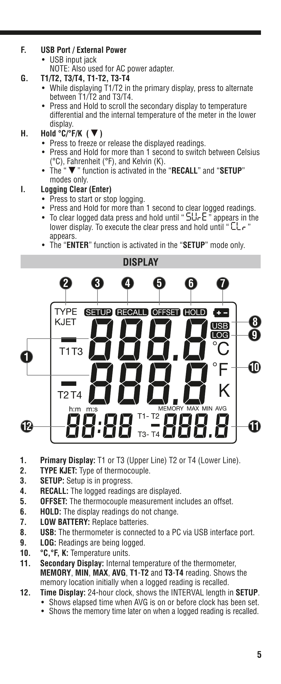 Klein Tools DTL304 User Manual | Page 5 / 36