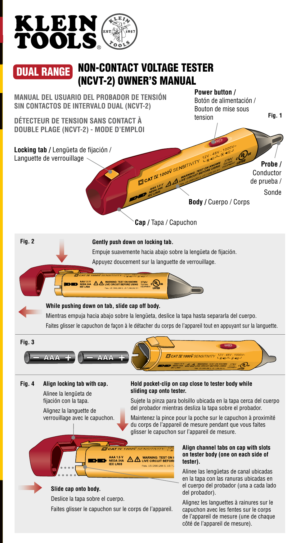 Klein Tools NCVT-2 User Manual | 10 pages