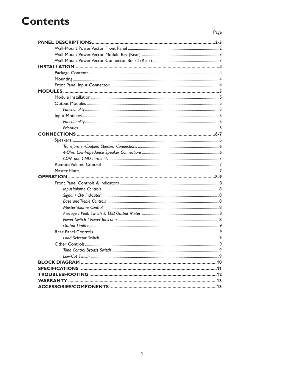 Bogen WV100 User Manual | Page 3 / 16