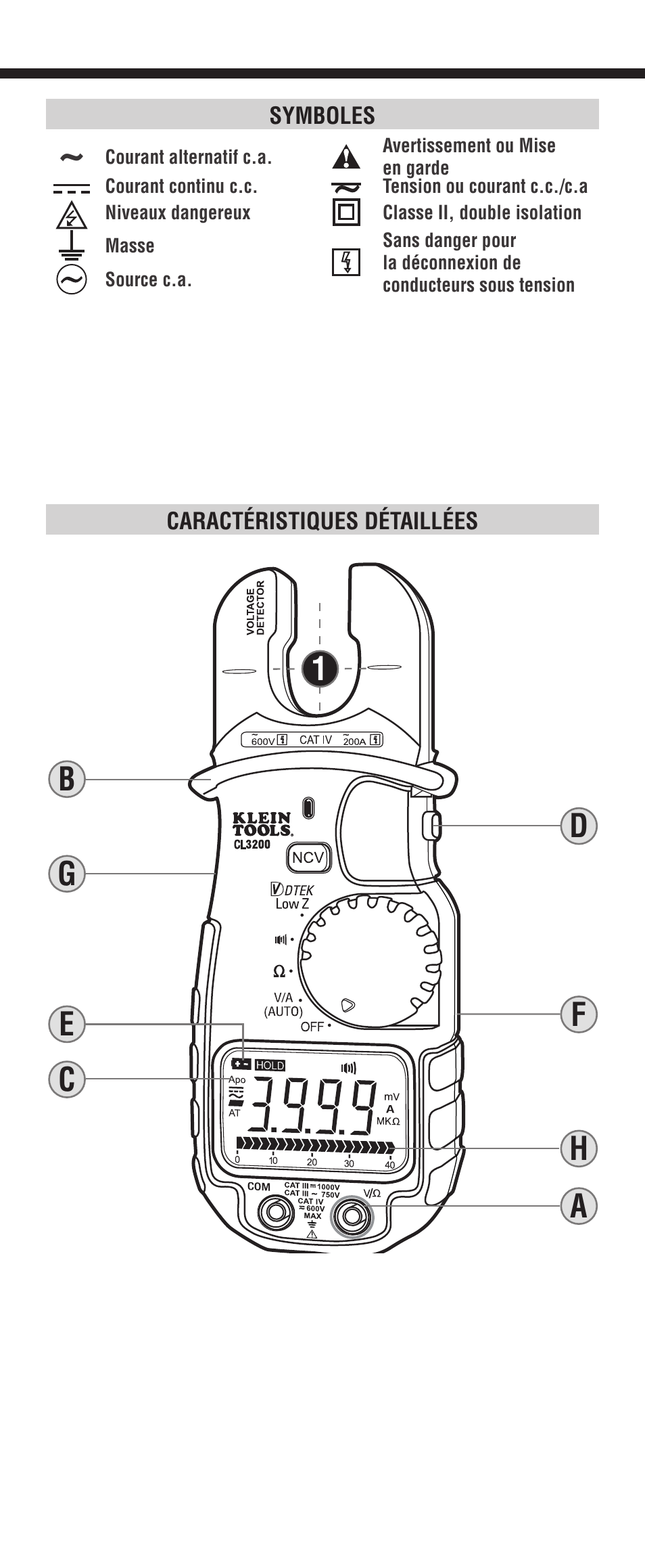 Klein Tools CL3200 User Manual | Page 19 / 24