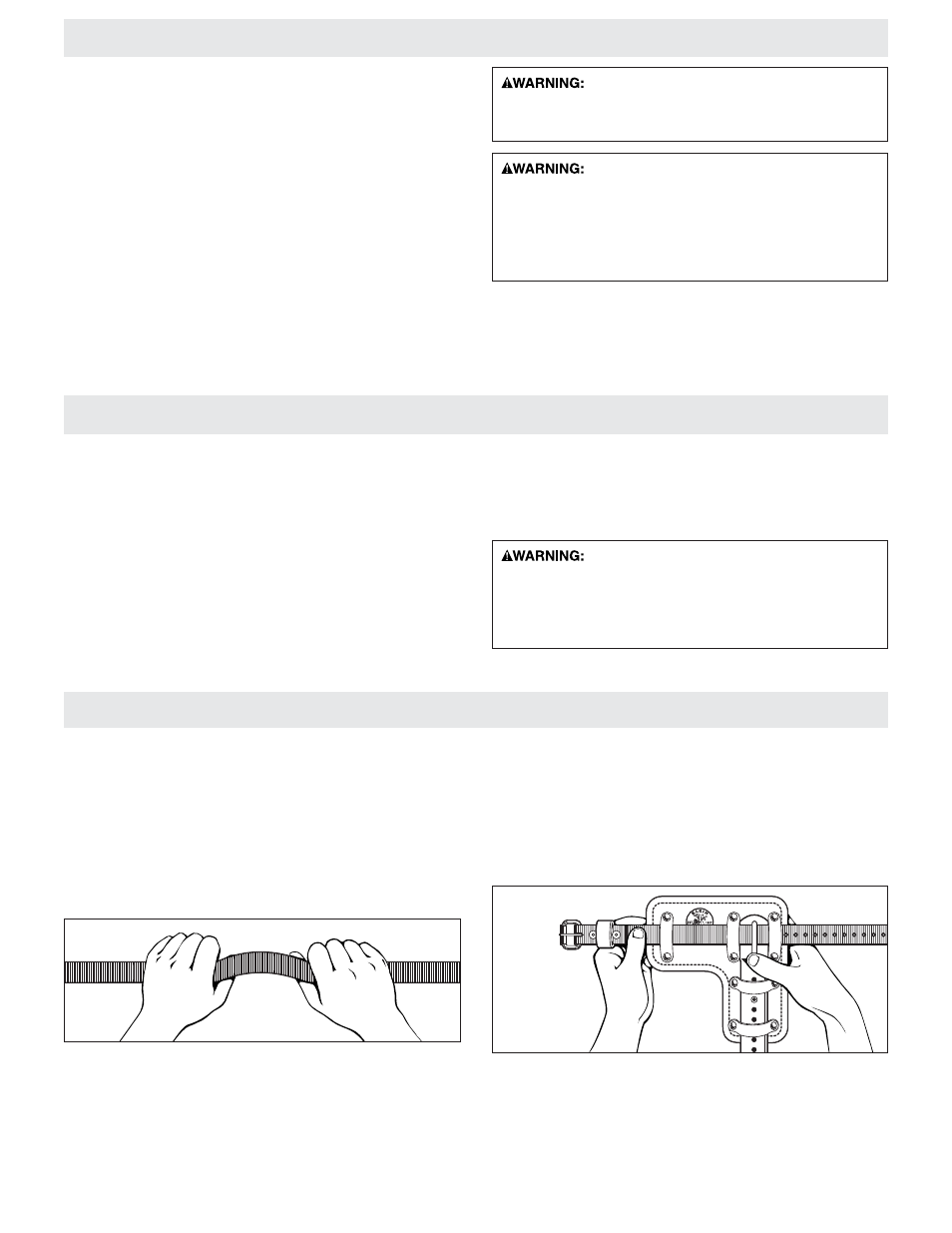 General inspection procedures, How to use klein pole and tree climbers, Procedures for inspecting climbers and gaffs | Klein Tools Pole and Tree Climbers, Including Gaff Sharpening User Manual | Page 4 / 16