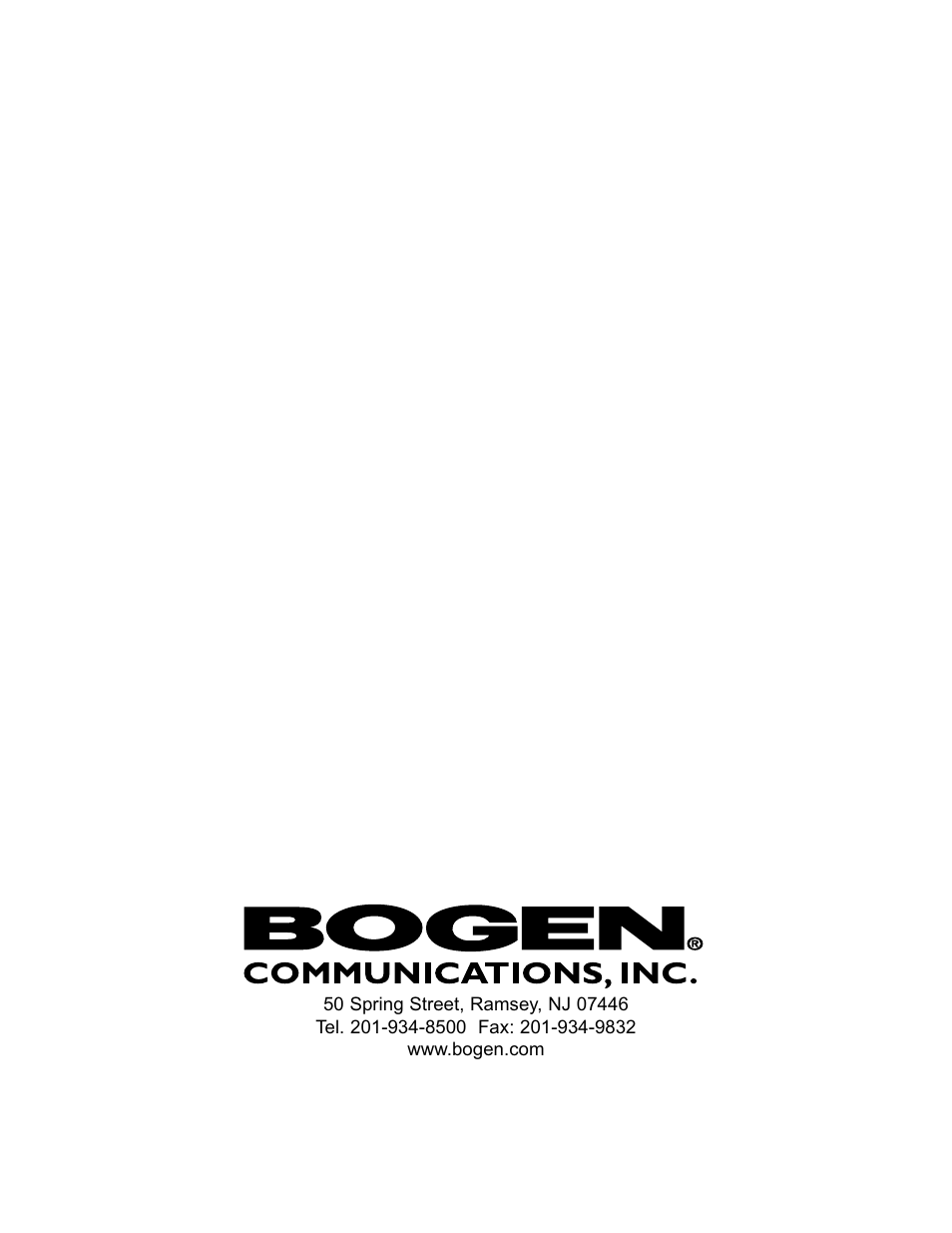 Bogen GS-250 User Manual | Page 16 / 16