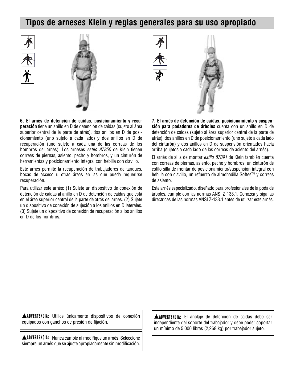 Klein Tools Harnesses User Manual | Page 35 / 48