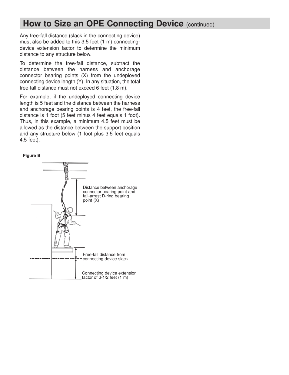 How to size an ope connecting device | Klein Tools Occupational Protective Connecting Devices User Manual | Page 9 / 32