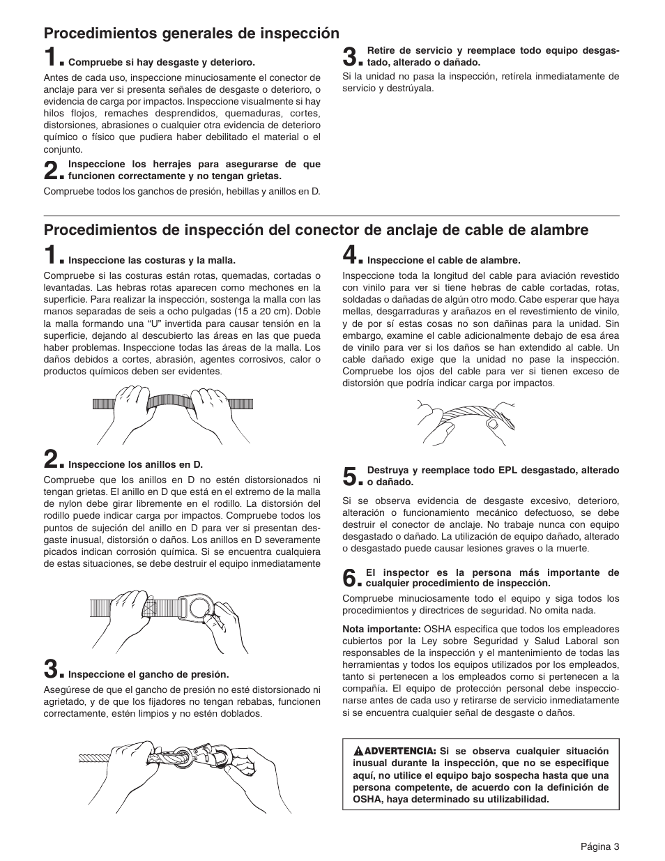 Klein Tools Wire Rope Anchorage Connector User Manual | Page 9 / 12