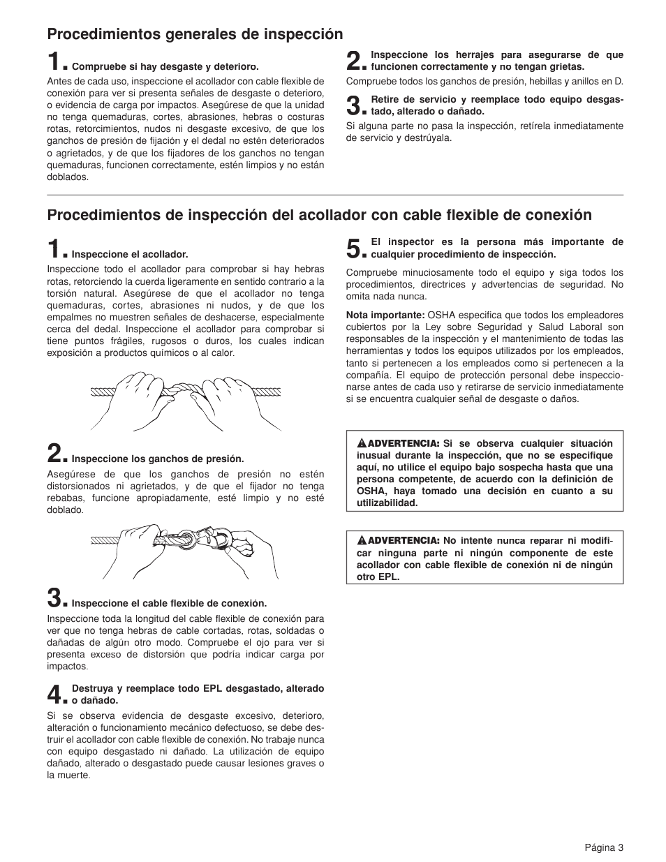 Klein Tools Lanyard with Wire Pigtail Connector User Manual | Page 9 / 12
