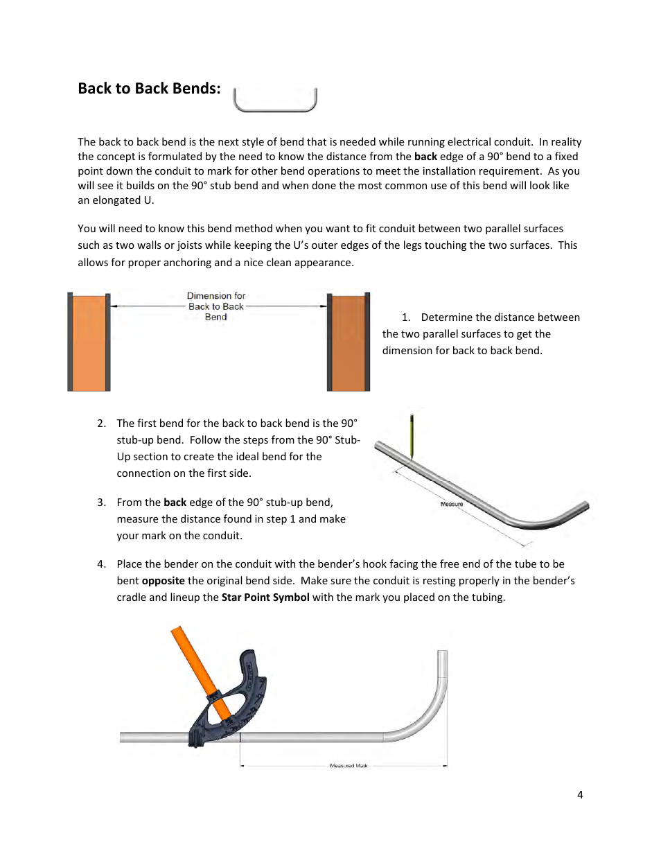 Back to back bends | Klein Tools 56206 User Manual | Page 4 / 12