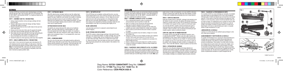 English | Klein Tools 53725 User Manual | Page 3 / 6