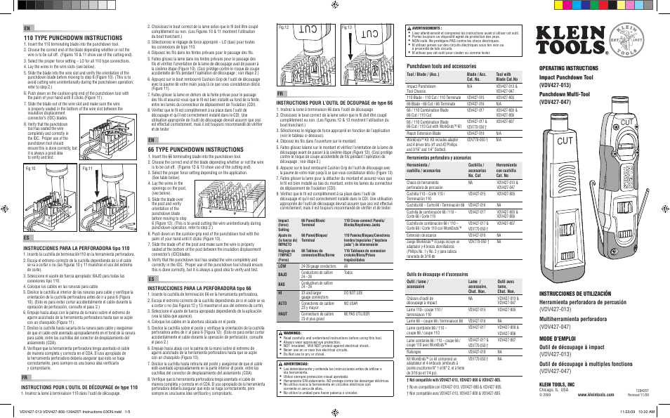 Klein Tools VDV427-806 User Manual | 2 pages