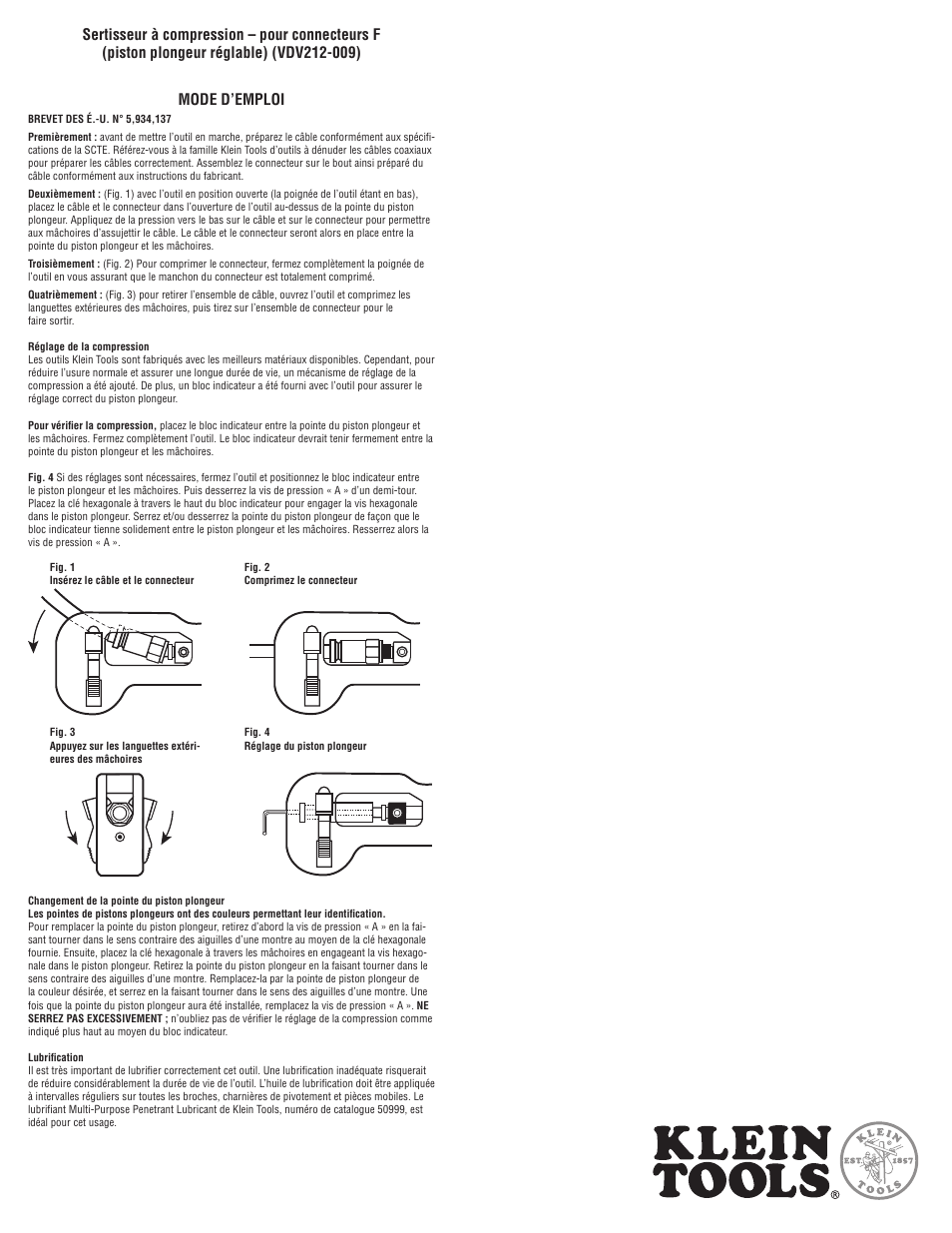 Klein Tools VDV212-009 User Manual | Page 2 / 2