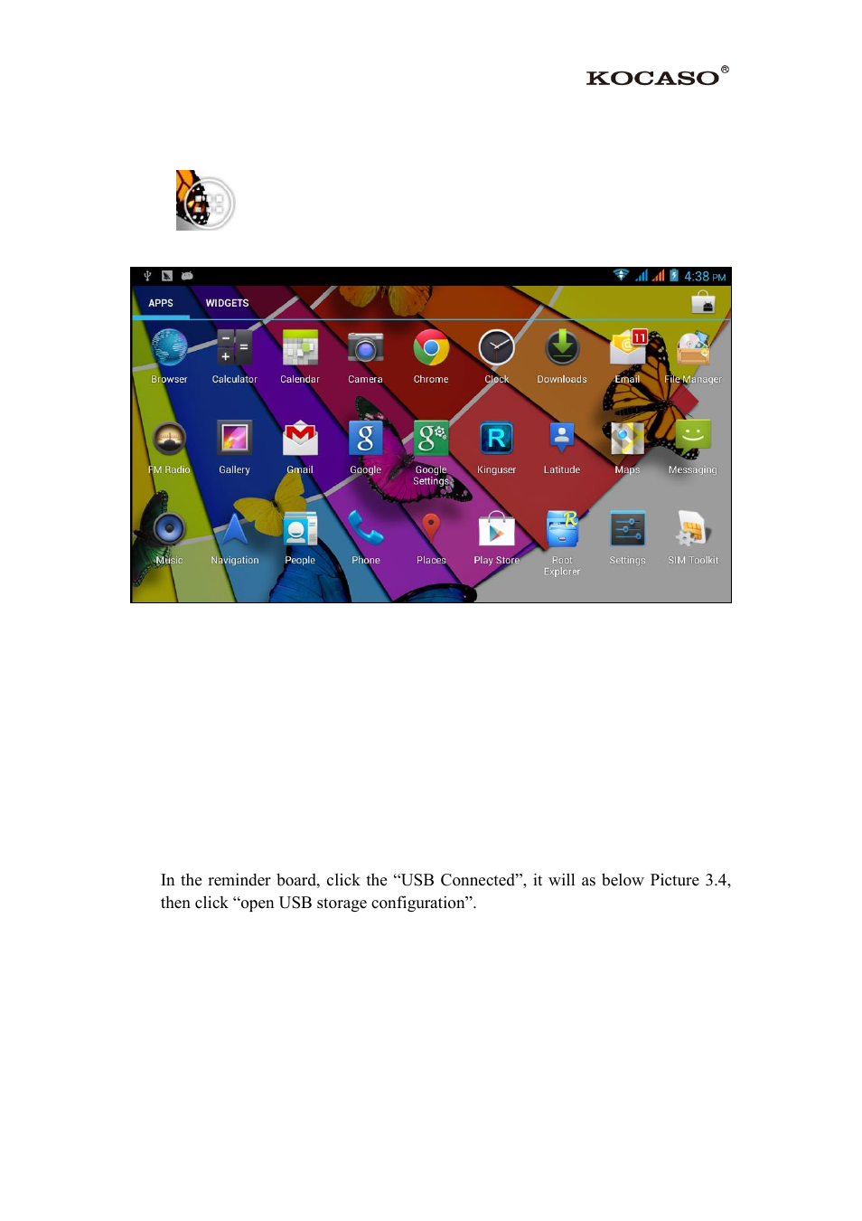 6 visit application procedures, 7 usb connection | KOCASO M6200 User Manual | Page 11 / 61