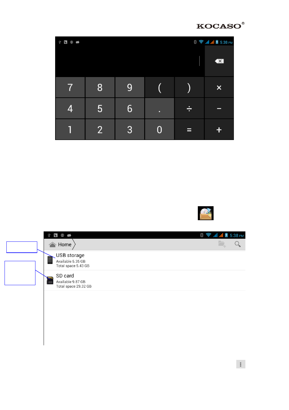 3 file manager | KOCASO M6200 User Manual | Page 57 / 61