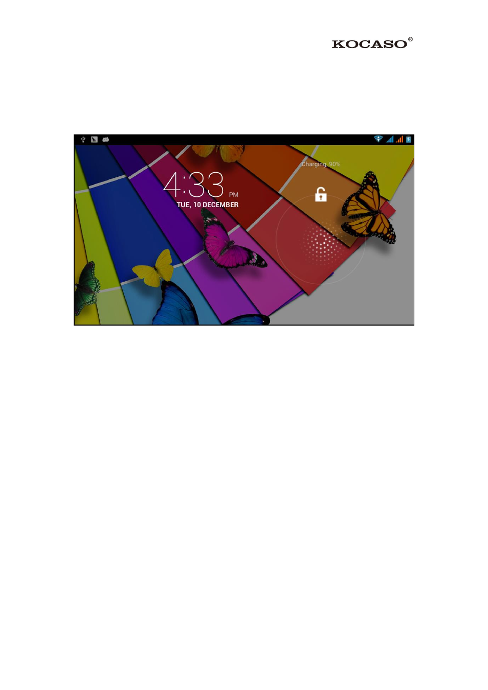 4 usage of touch screen | KOCASO M6200 User Manual | Page 7 / 61