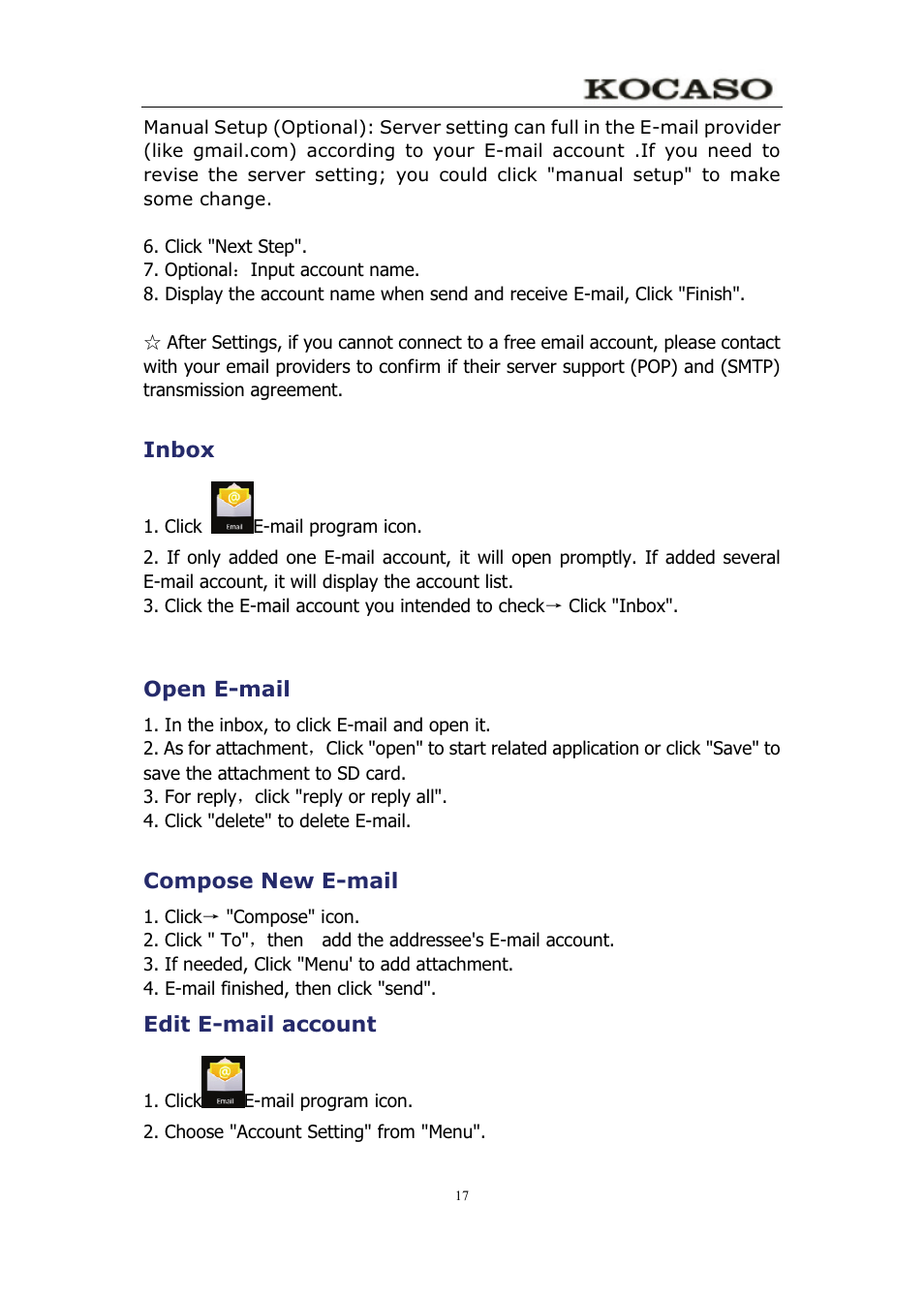 KOCASO M750 User Manual | Page 22 / 36