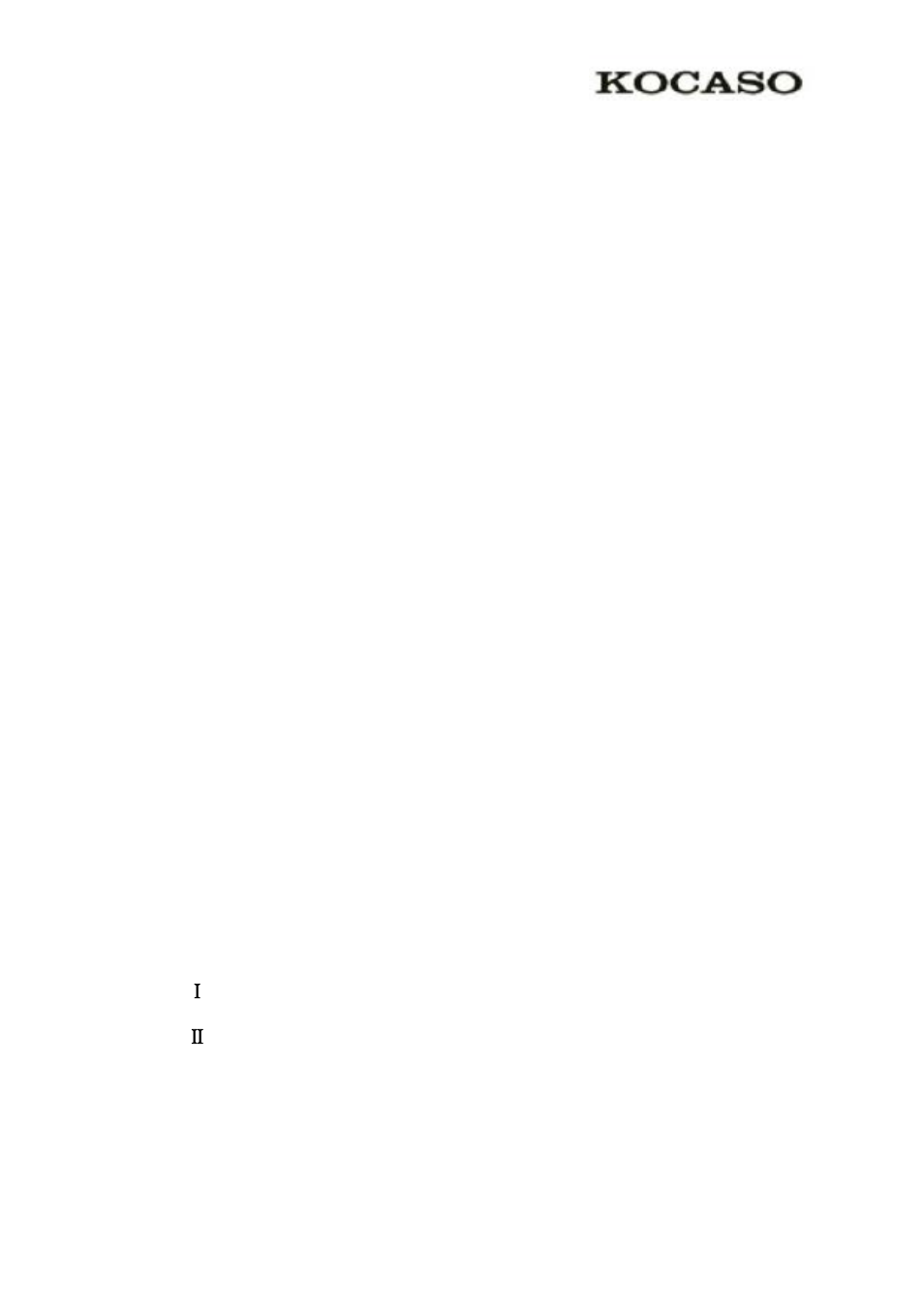 KOCASO M752H User Manual | 13 pages