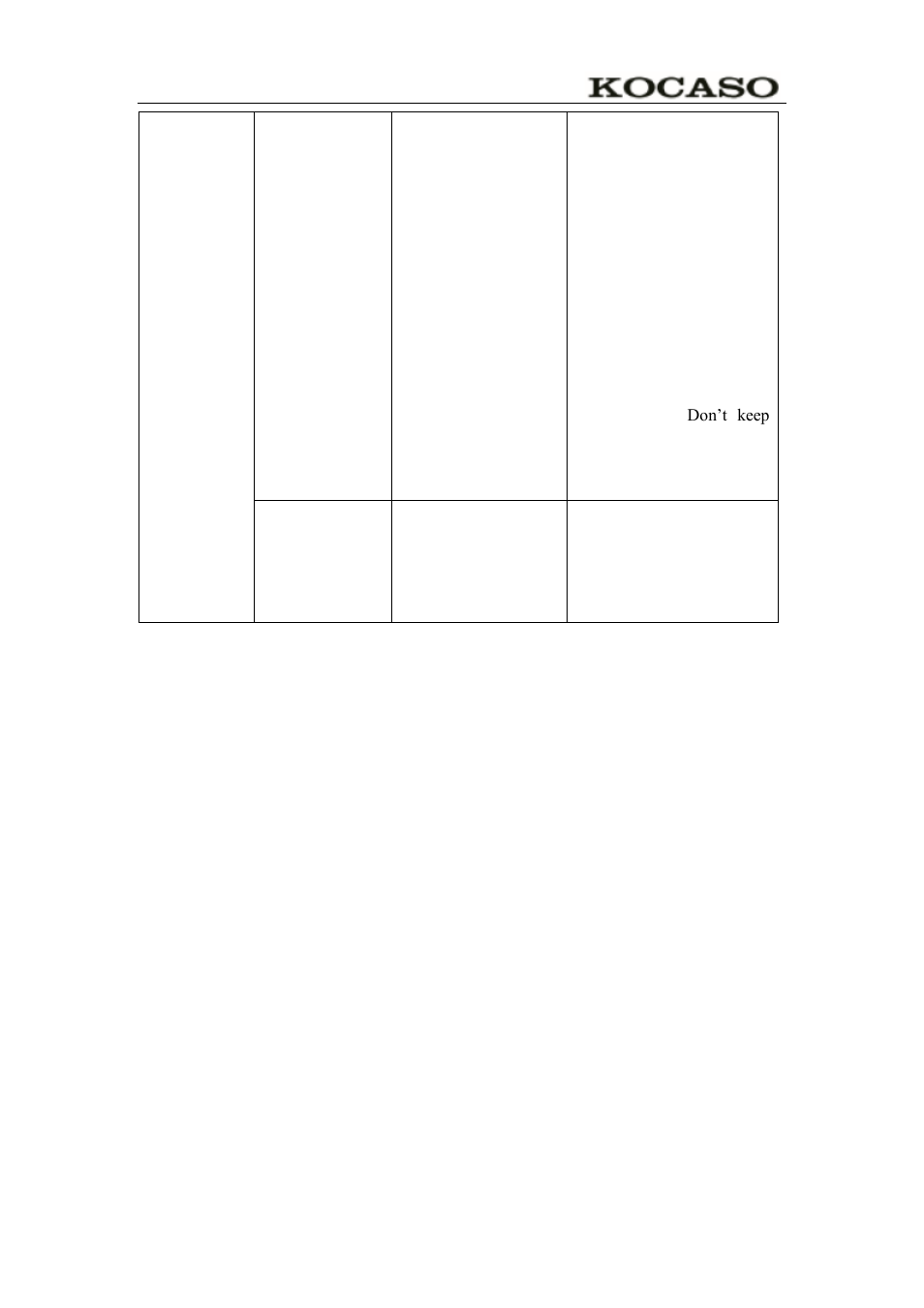 KOCASO M766 User Manual | Page 38 / 41