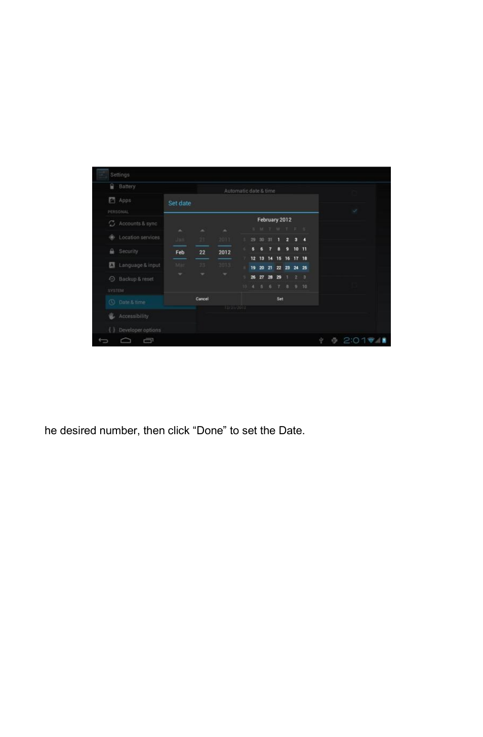 Date and time settings, Display settings | KOCASO M860 User Manual | Page 7 / 17