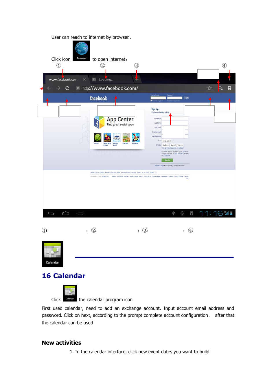 16 calendar | KOCASO M9000 User Manual | Page 16 / 28