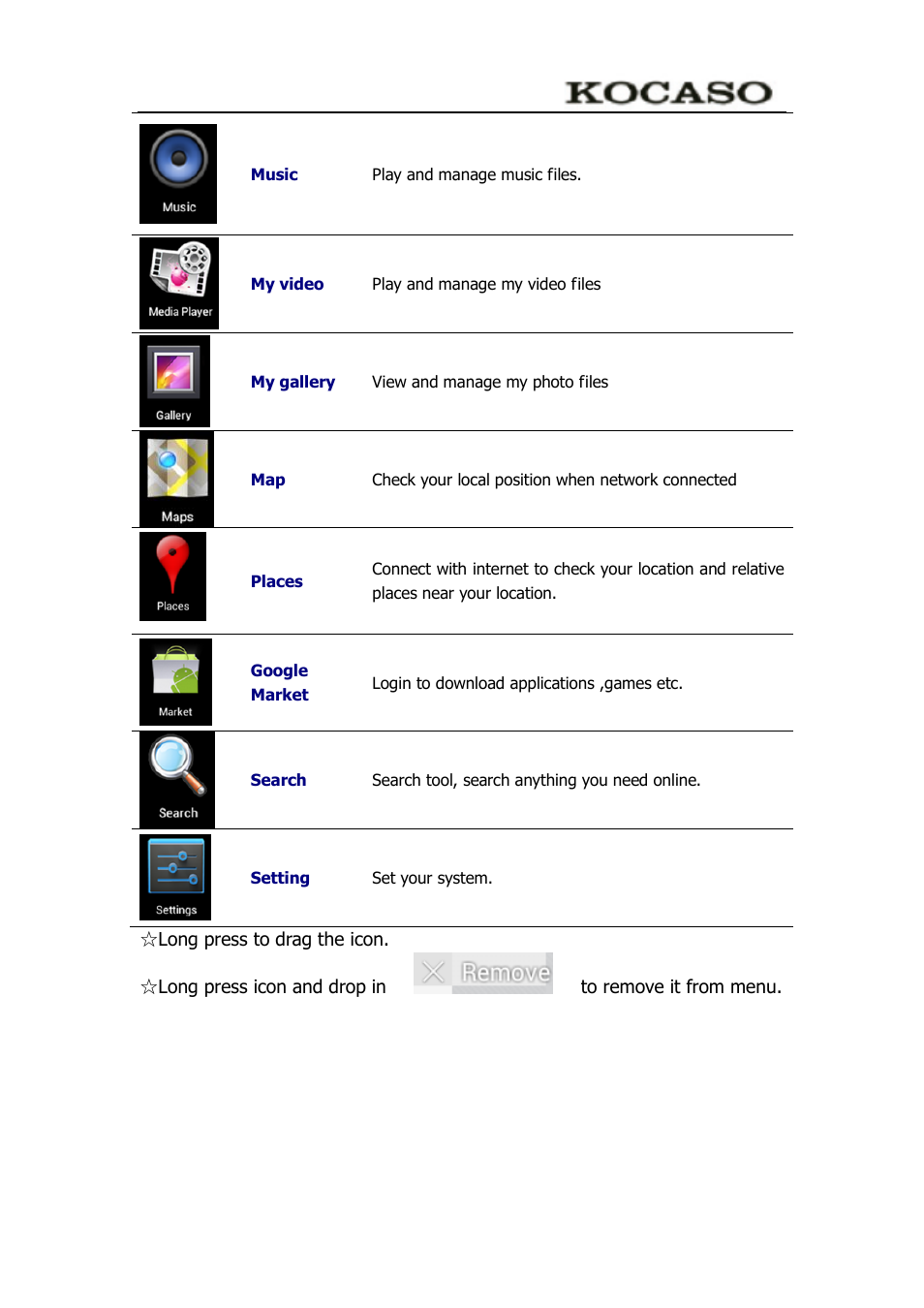 KOCASO M9100 User Manual | Page 12 / 30