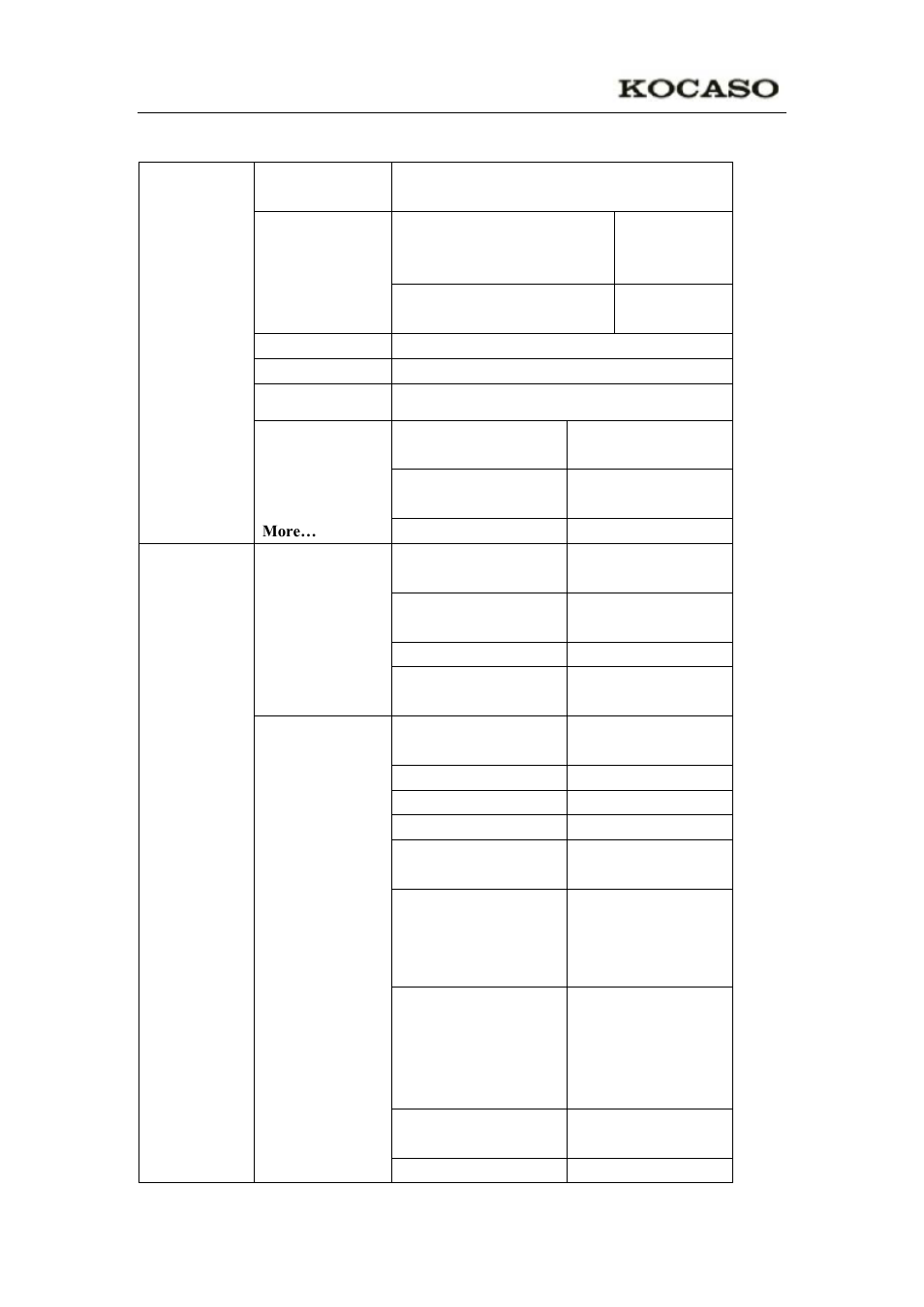 Settings | KOCASO NB1400A User Manual | Page 30 / 35