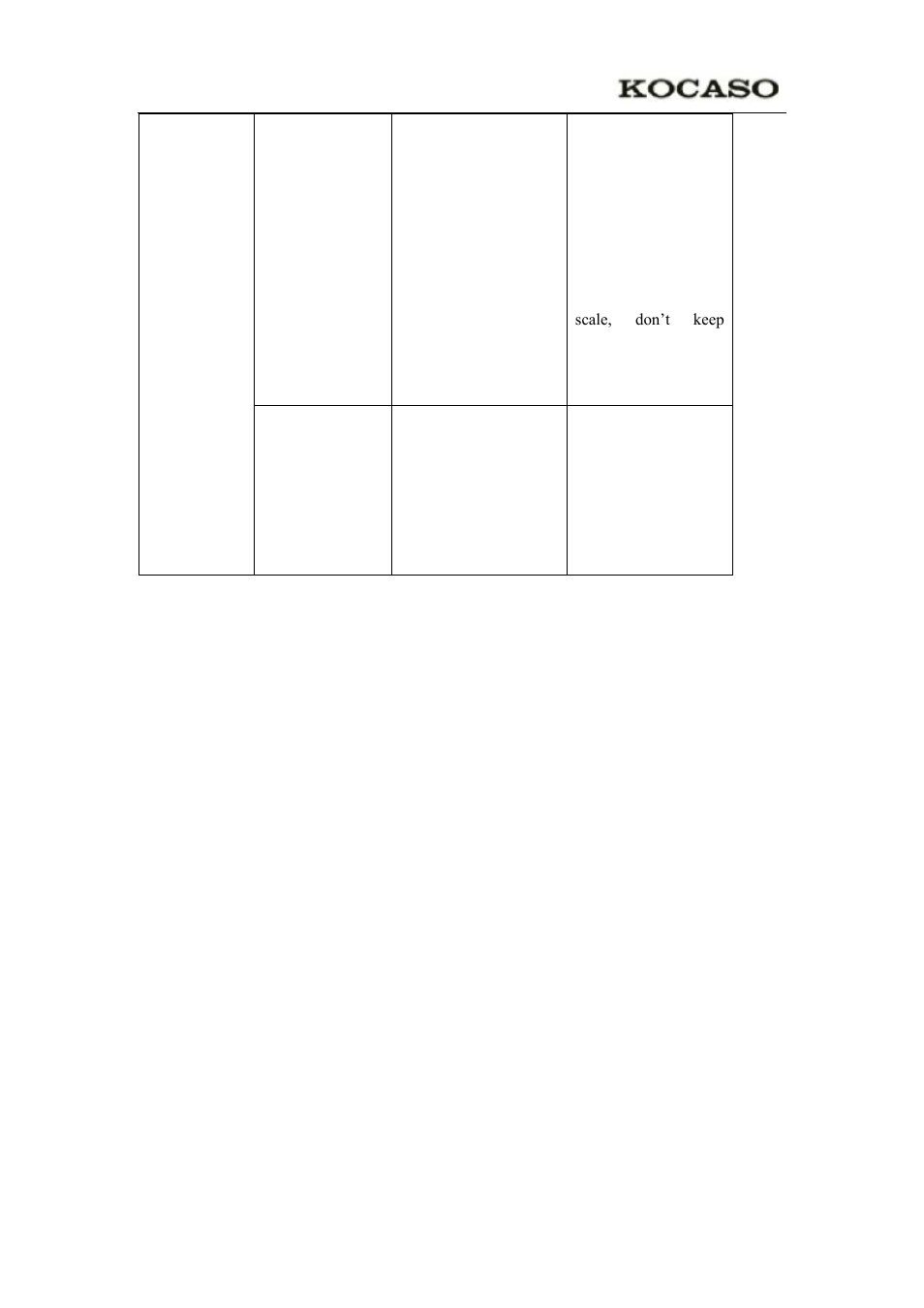 KOCASO NB1400A User Manual | Page 33 / 35