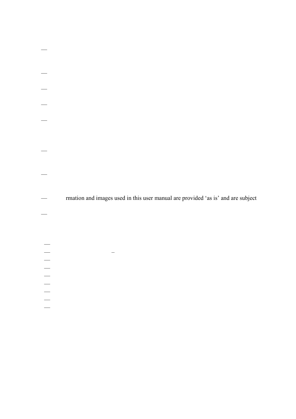 General notices for use, Disclaimer, Box contents | KOCASO SX9720 User Manual | Page 2 / 23
