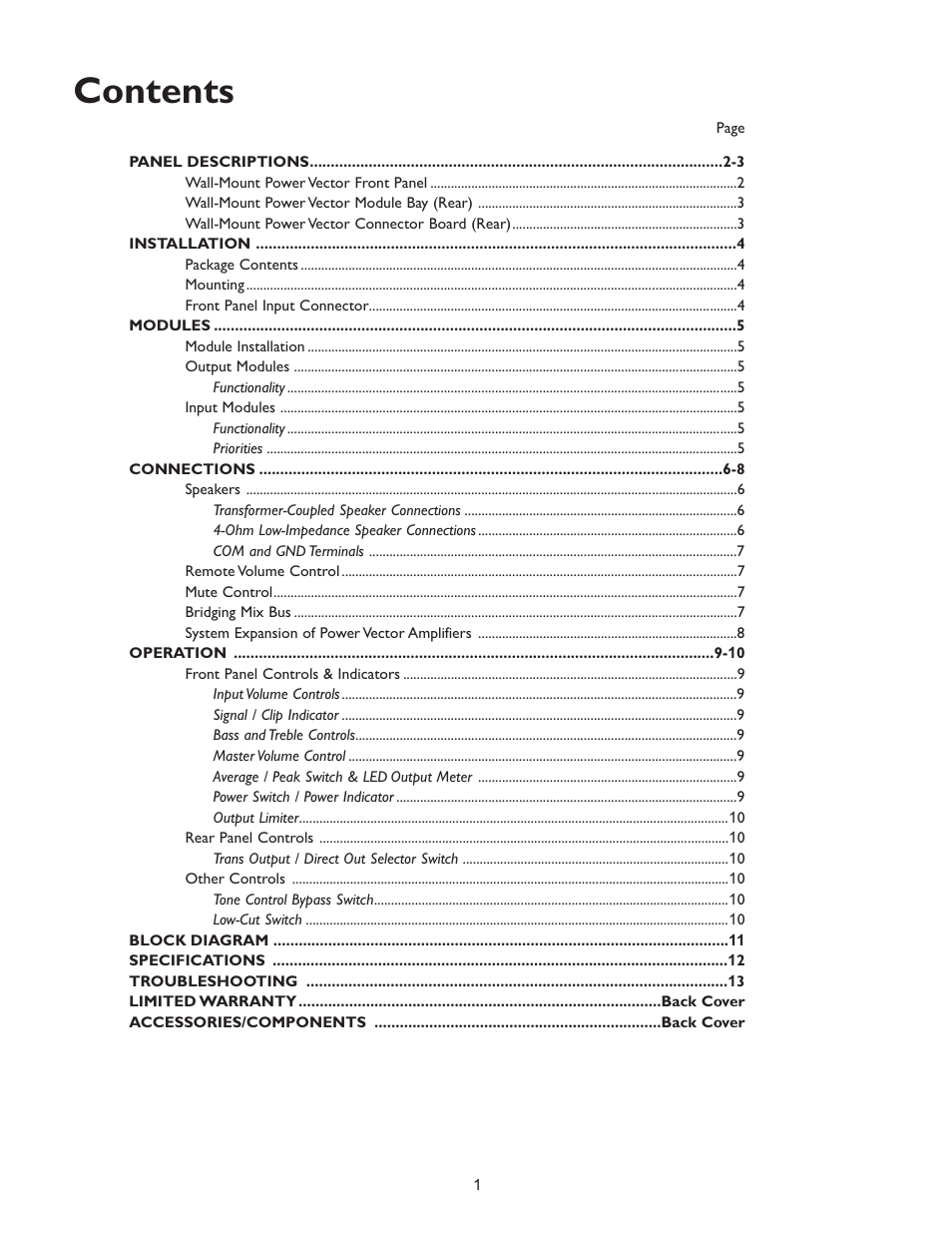 Bogen WV150 User Manual | Page 3 / 17