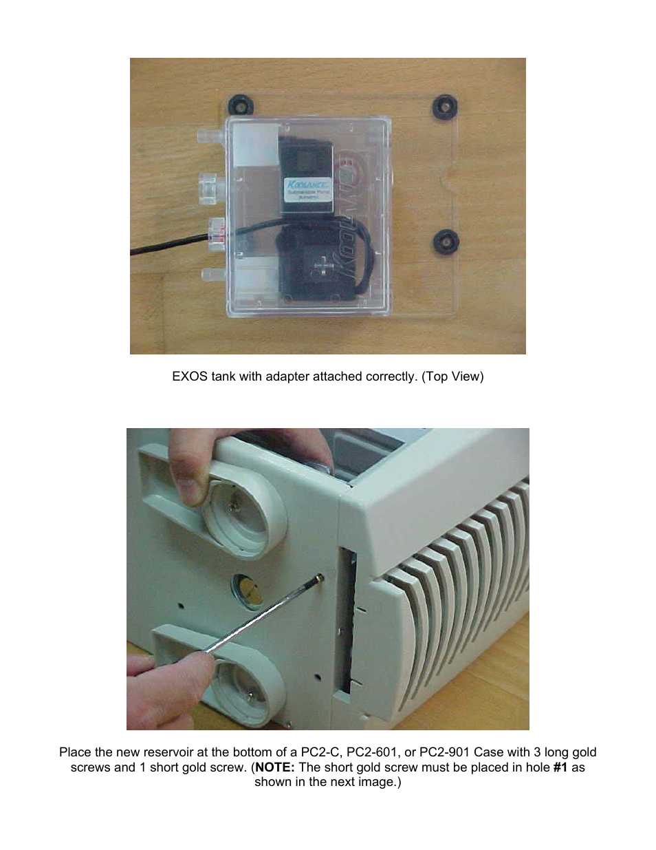 Koolance RMA Reservoir Adapter User Manual | Page 4 / 6