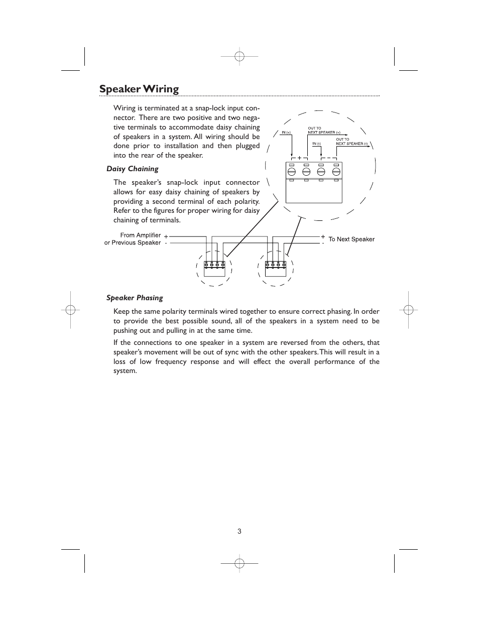 Speaker wiring | Bogen 700286206 User Manual | Page 5 / 8