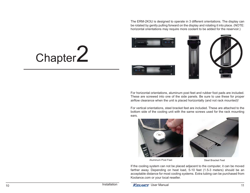 Chapter, Installation | Koolance ERM-3K3UC-R User Manual | Page 9 / 18