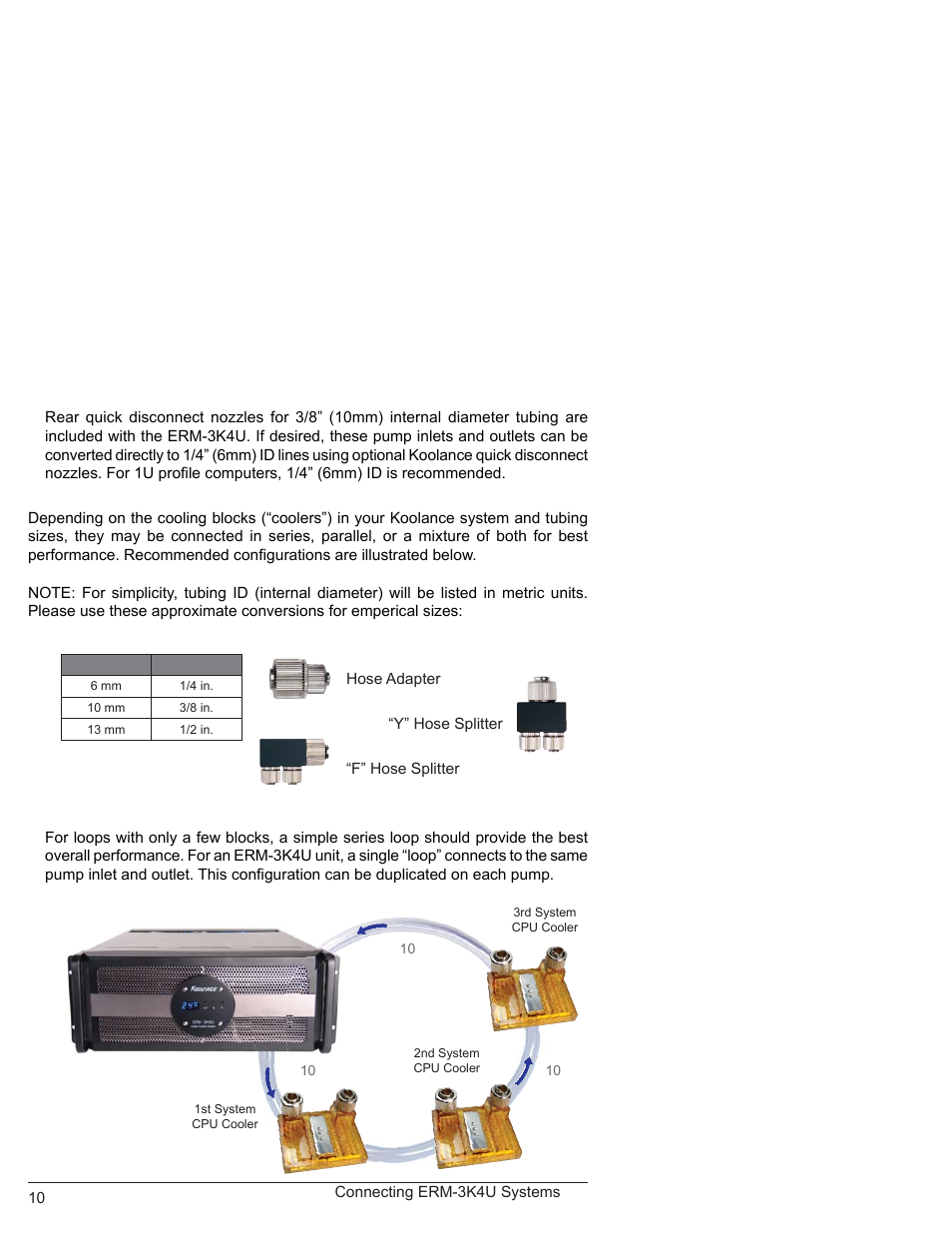 Cooler & tubing confi guration | Koolance ERM-3K4U5 User Manual | Page 15 / 29