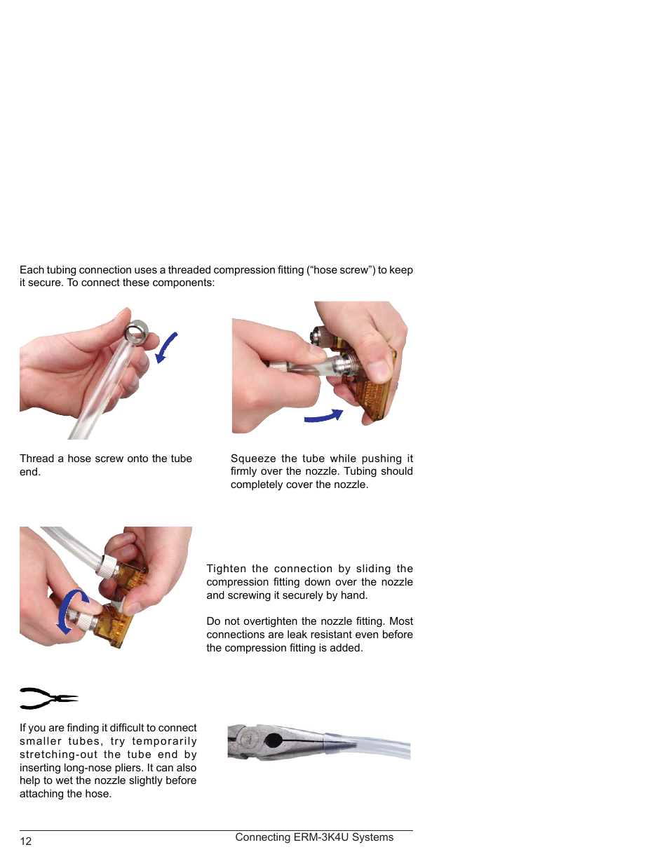 Connecting hoses | Koolance ERM-3K4U5 User Manual | Page 17 / 29