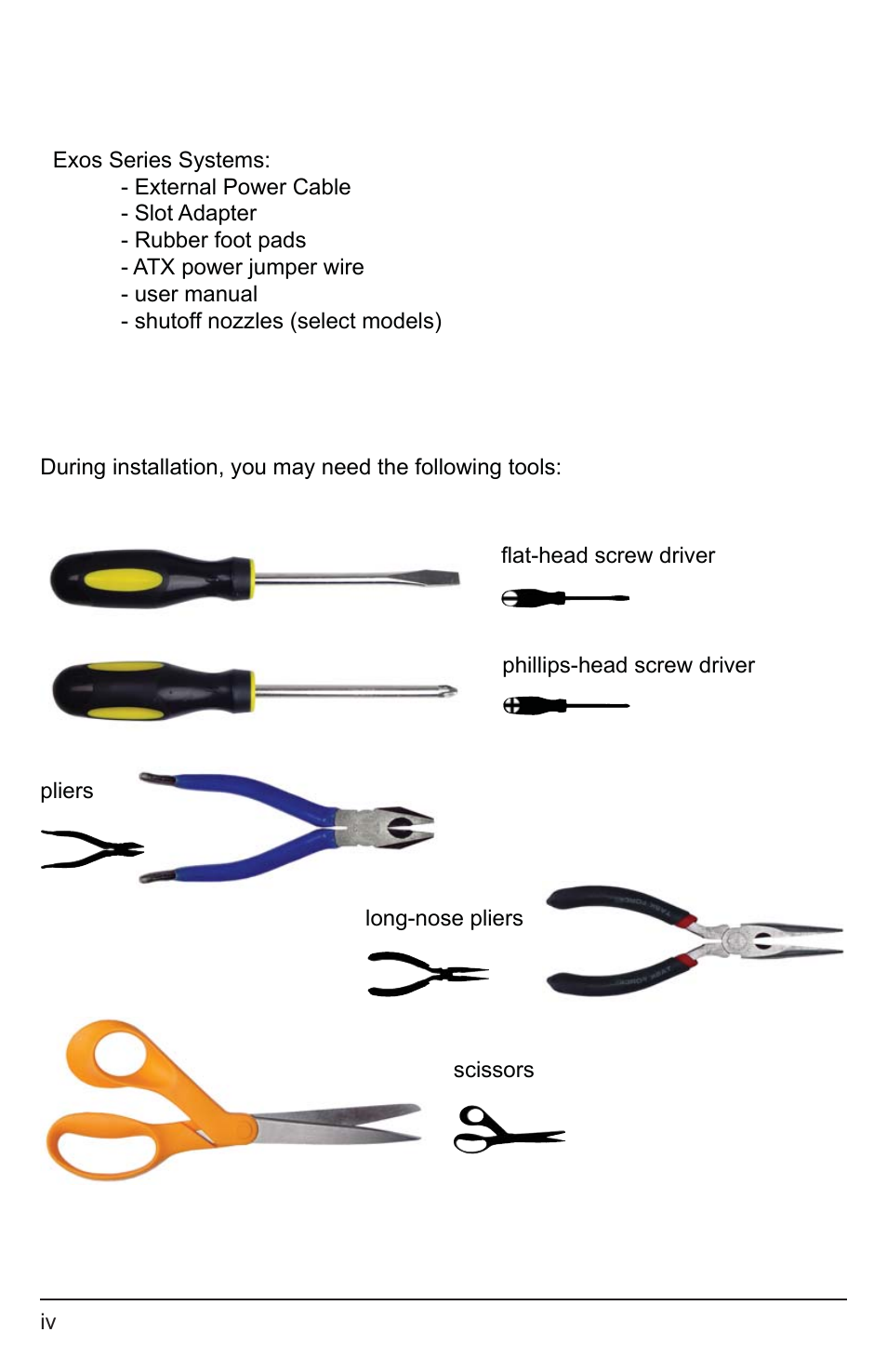 Included hardware, Required tools | Koolance EXT-400SL-V2-R User Manual | Page 5 / 32