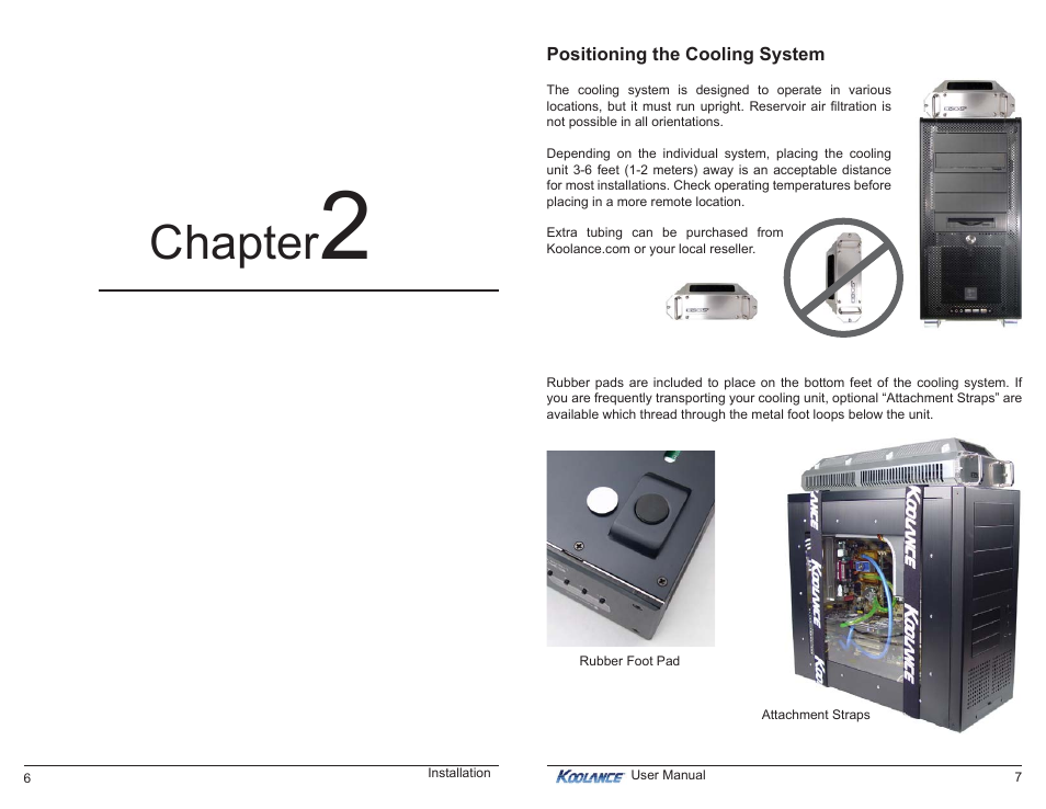 Chapter, Installation | Koolance EX2-755-R User Manual | Page 7 / 16