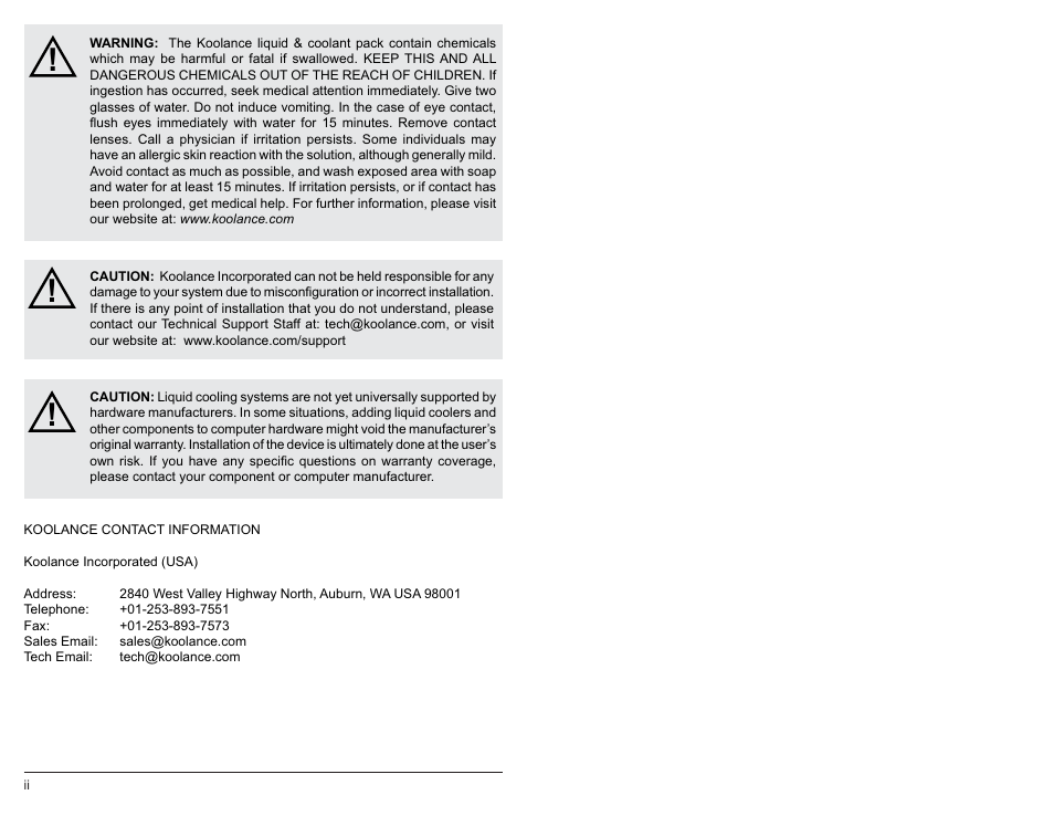 Koolance EXT-400SL User Manual | Page 3 / 30