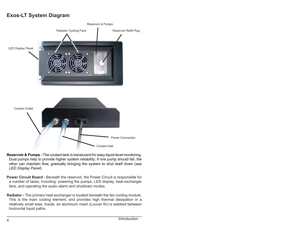 Exos-lt system diagram | Koolance EXT-400SL User Manual | Page 9 / 30