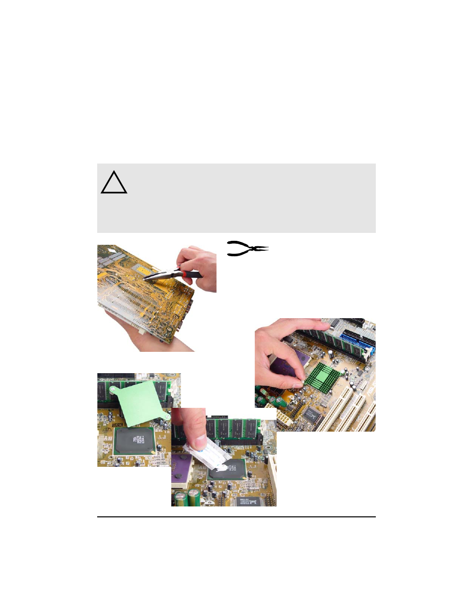 Chipset cooler on a motherboard | Koolance RM2-4U User Manual | Page 35 / 54