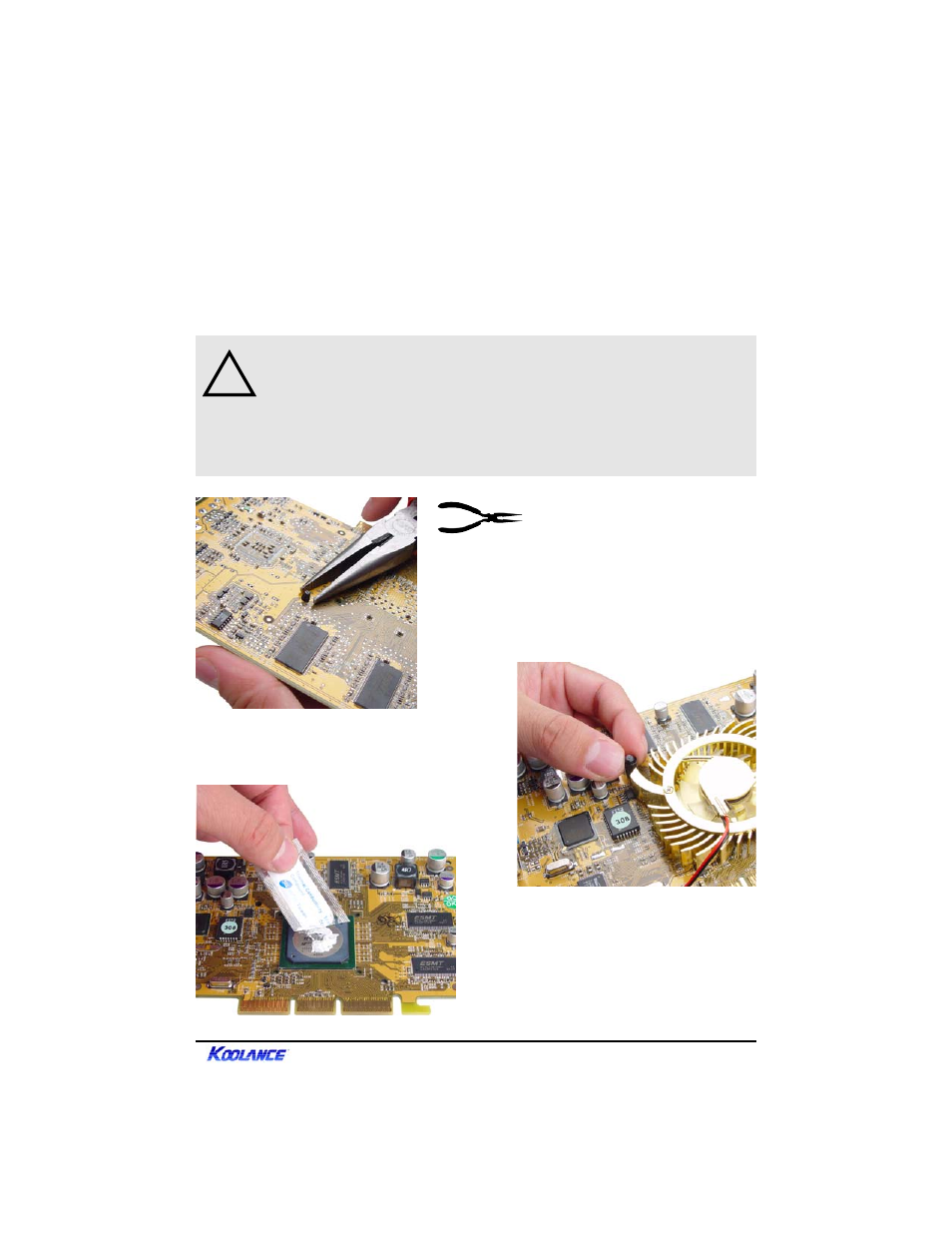 Chipset cooler on a video card | Koolance RM2-4U User Manual | Page 40 / 54